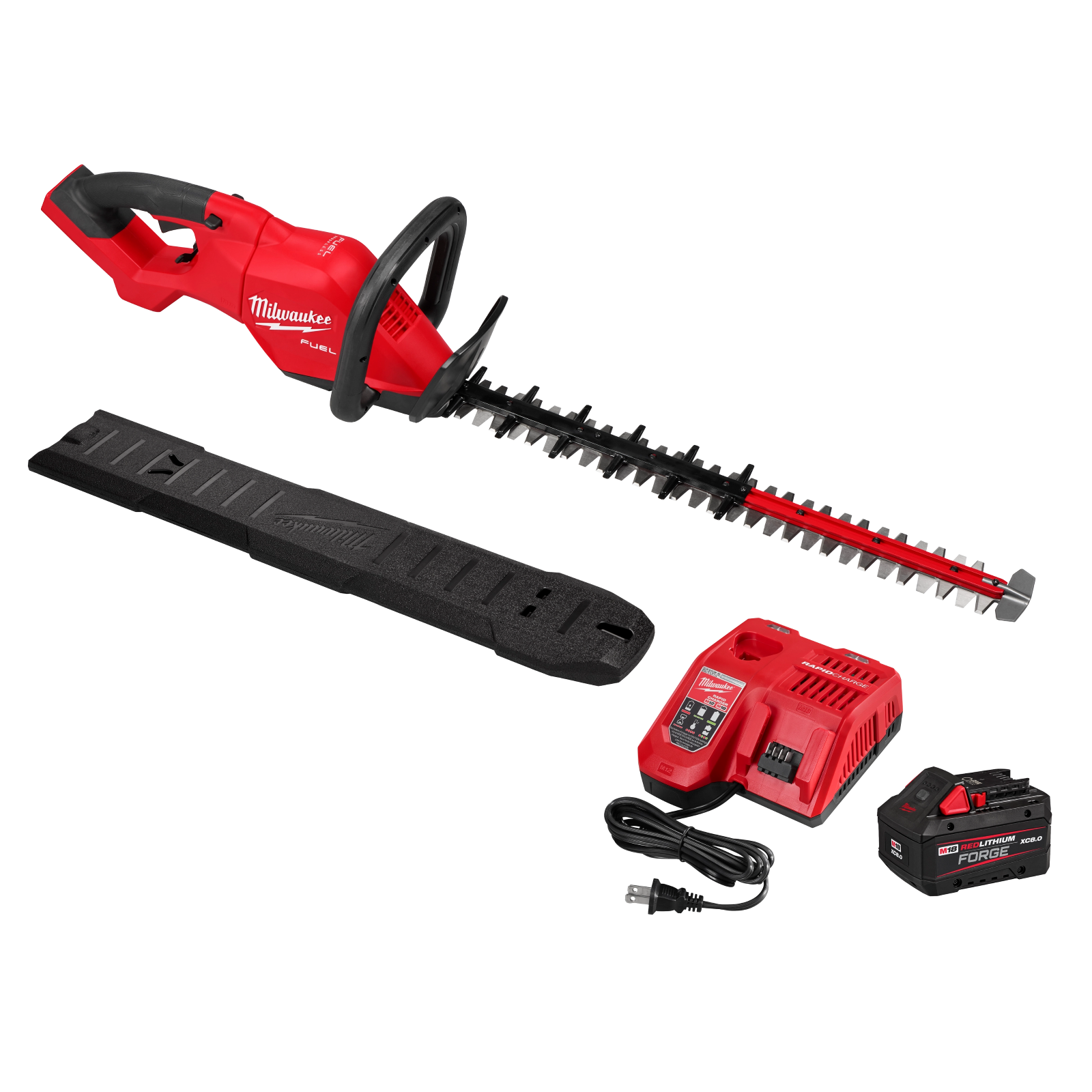 Main 1 - MILWAUKEE M18 FUEL 24" HEDGE TRIMMER KIT w/ FORGE XC8.0 BATTERY & RAPID CHARGER -