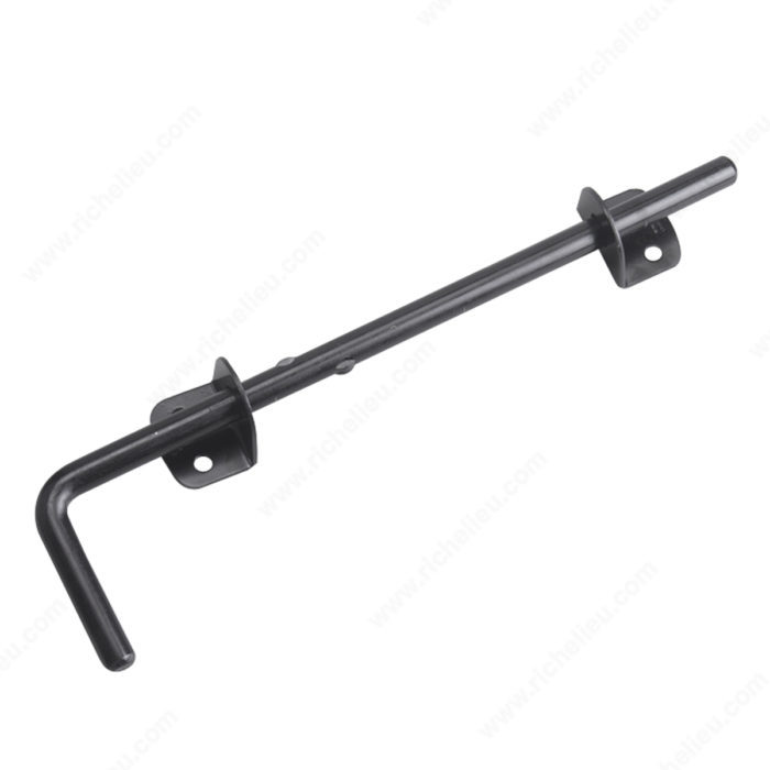 18" CANE BOLT - FLAT BLACK - Kilrich Building Centres