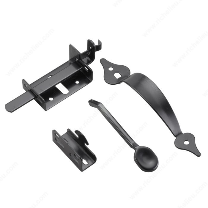 DECORATIVE THUMB LATCH - FLAT BLACK - Kilrich Building Centres