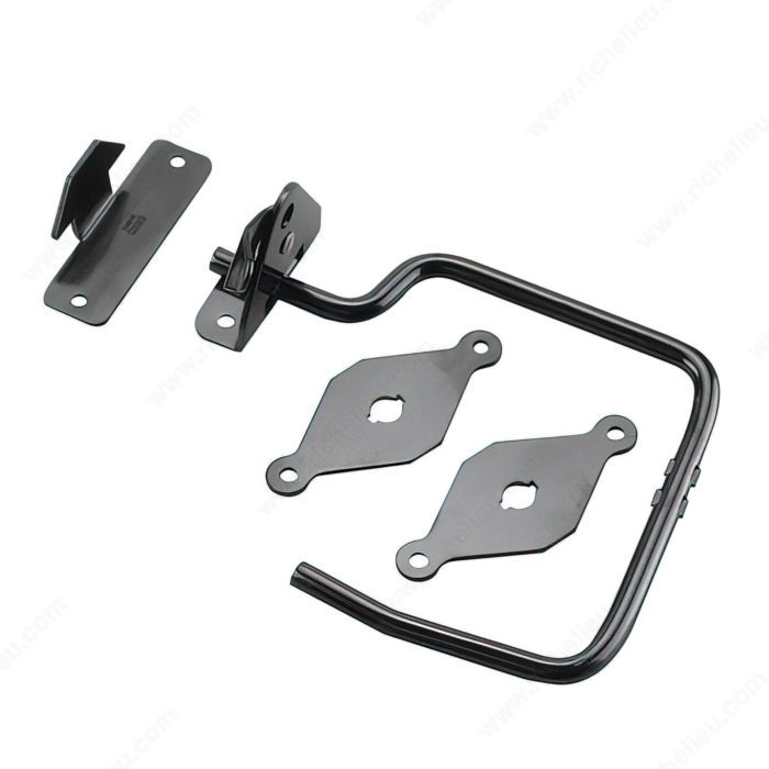 POOL AND PATIO LATCH - FLAT BLACK - Kilrich Building Centres