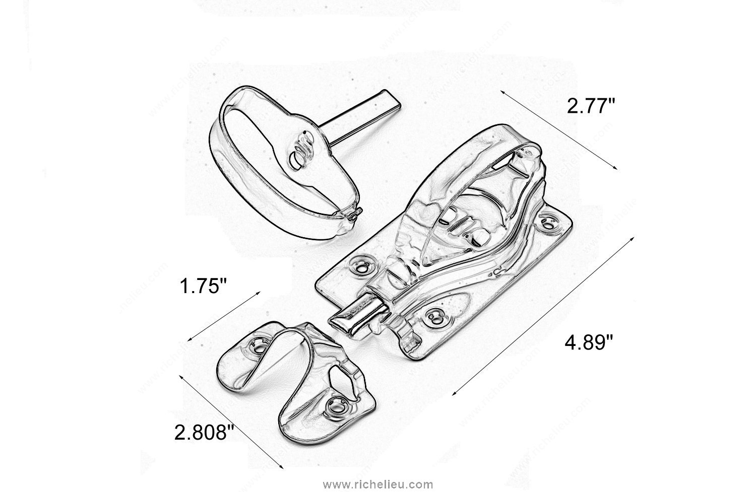 Main 2 - WHITCOMB LATCH - FLAT BLACK -