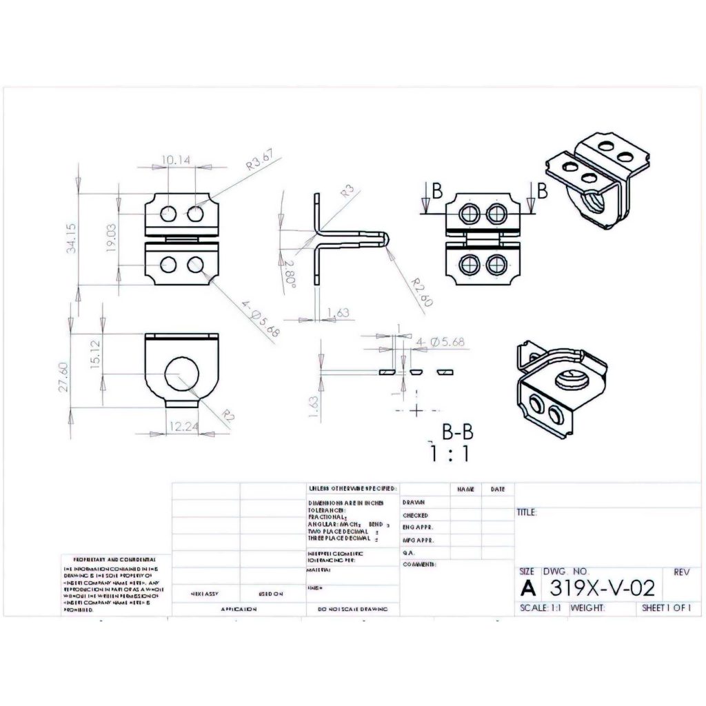 Main 2 - 4" HINGE HASP - ZINC-COATED -