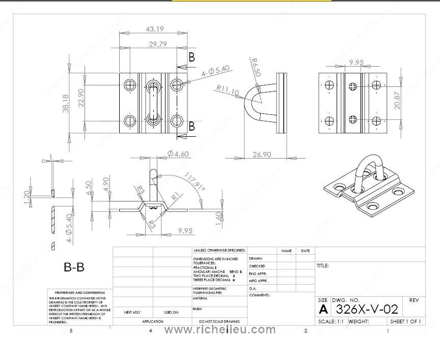Main 2 - 4-1/2" HASP w/ LOOSE STAPLE - ZINC-COATED -