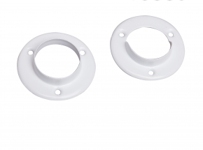 STEEL CLOSET POLE SOCKET - WHITE (RP-0039-WT25) - Kilrich Building Centres