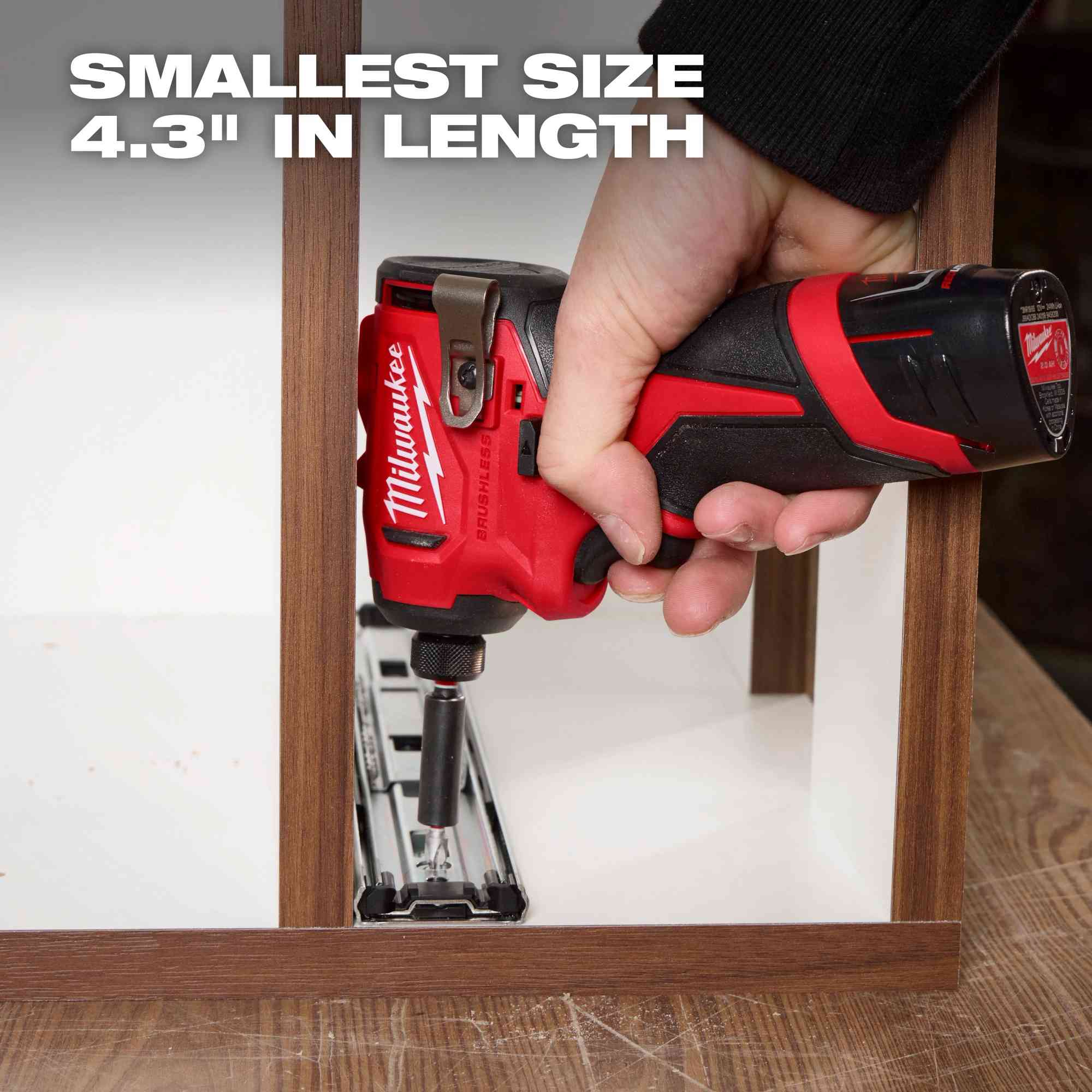 Main 3 - MILWAUKEE M12 SUBCOMPACT BRUSHLESS 1/4" HEX IMPACT DRIVER (TOOL ONLY) -