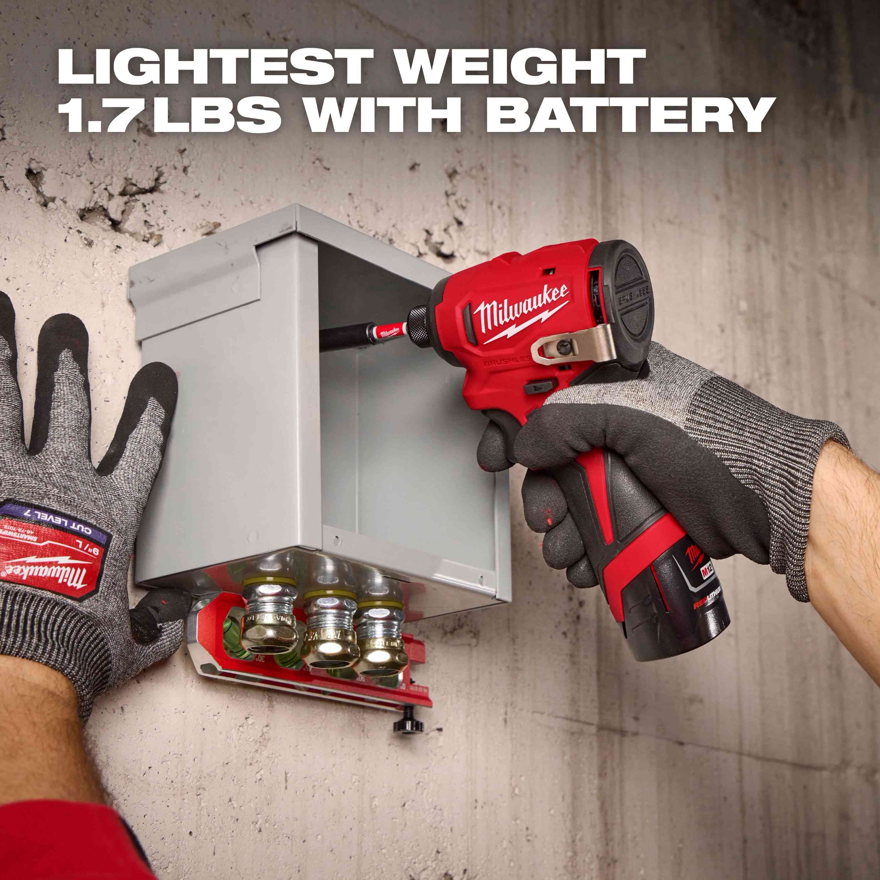 Main 4 - MILWAUKEE M12 SUBCOMPACT BRUSHLESS 1/4" HEX IMPACT DRIVER (TOOL ONLY) -