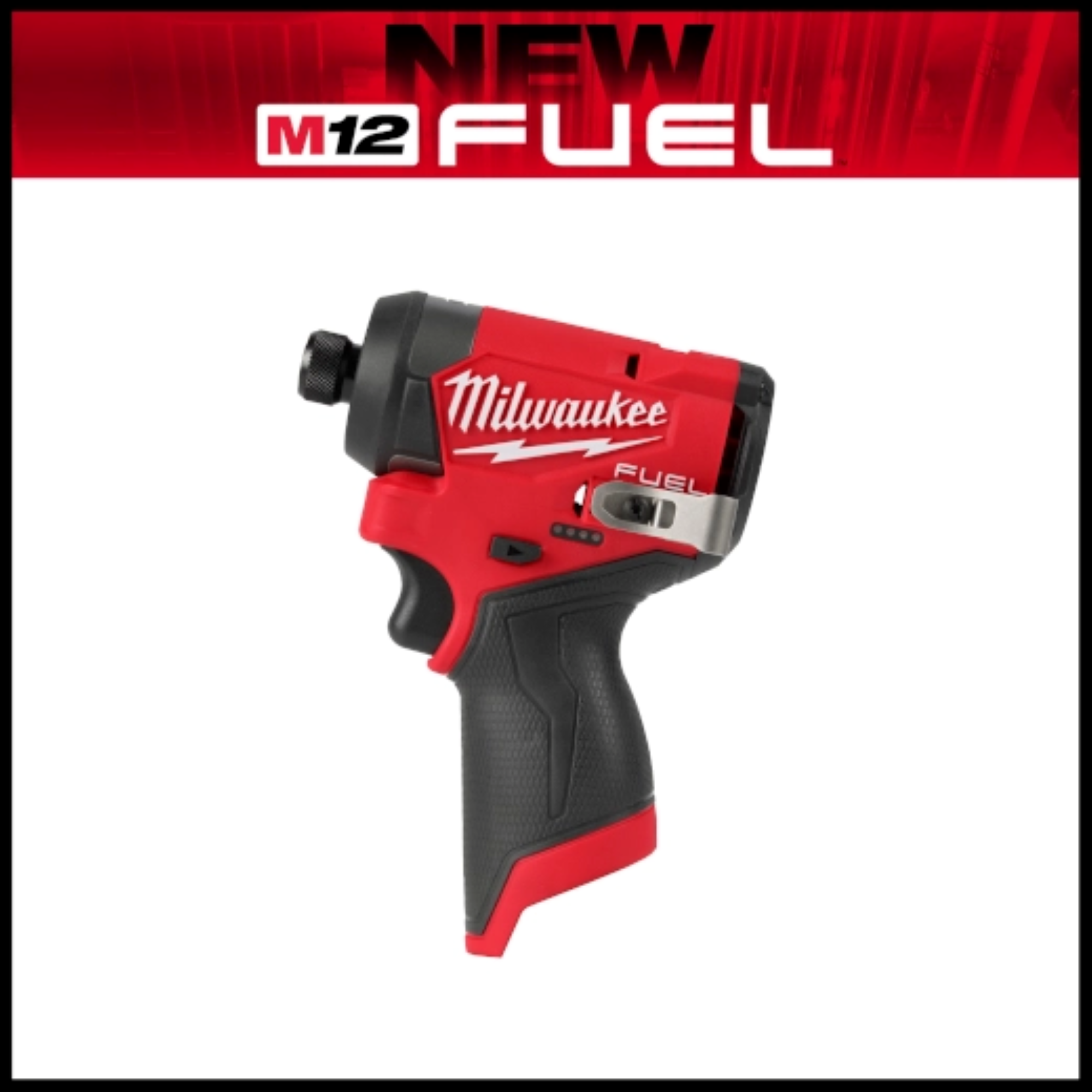 MILWAUKEE M12 FUEL 1/4" HEX IMPACT DRIVER (TOOL ONLY) - Kilrich Building Centres