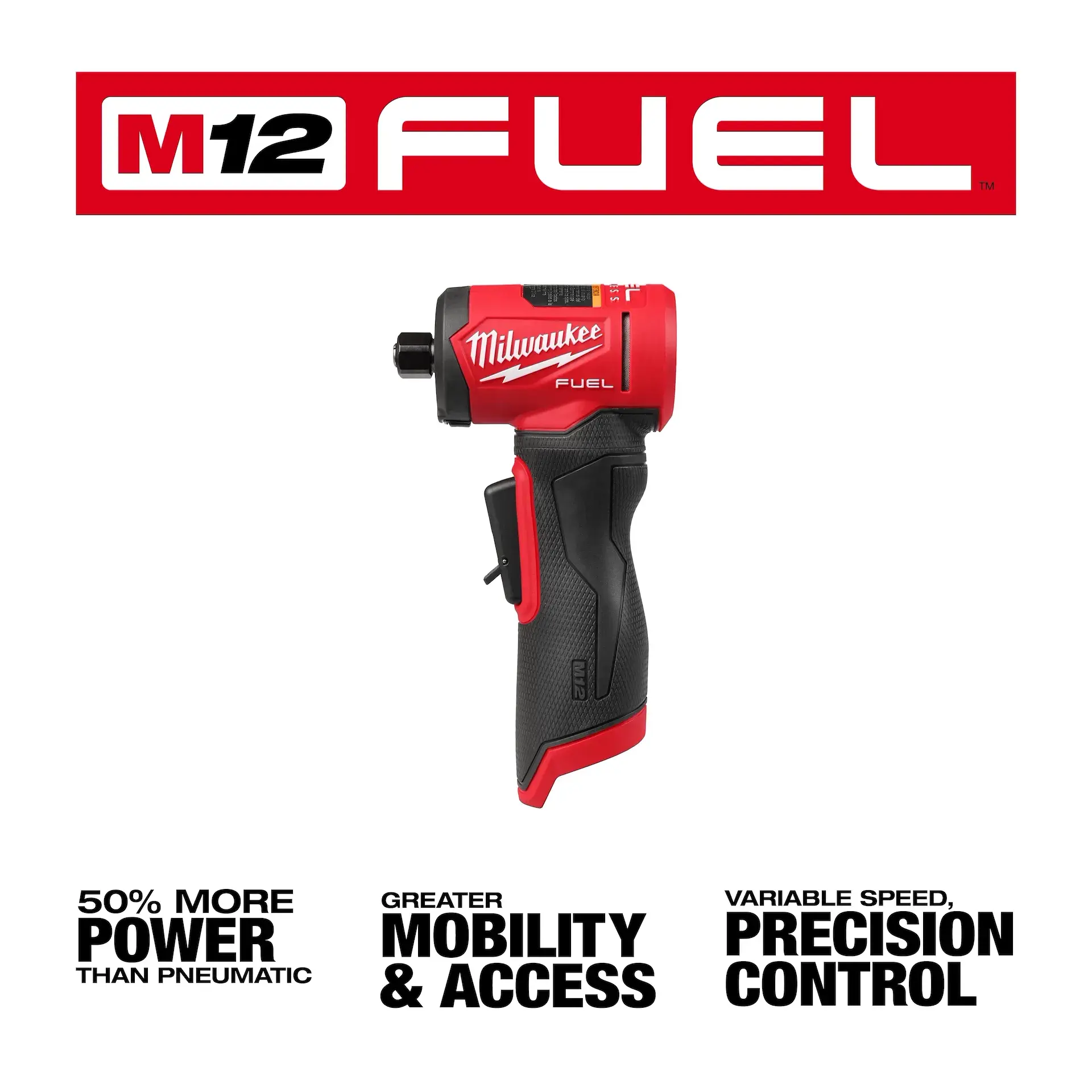 Main 3 - MILWAUKEE M12 FUEL RIGHT ANGLE DIE GRINDER -