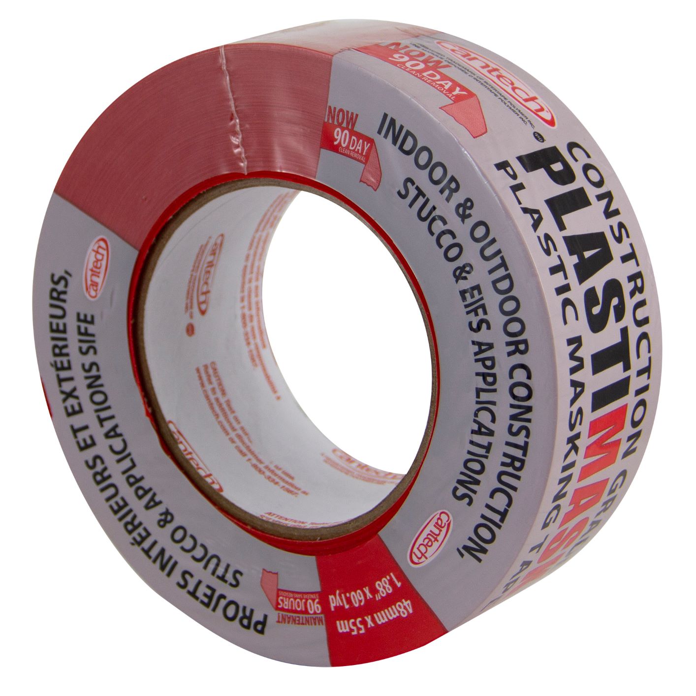 CANTECH PLASTIMASK INDOOR / OUTDOOR CONSTRUCTION STUCCO TAPE (2" x 55m ROLL) - Kilrich Building Centres