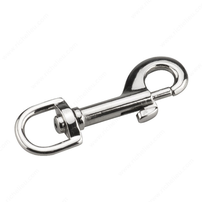 1/2" BOLT-SNAP ROUNDEYE SWIVEL - CHROME - Kilrich Building Centres