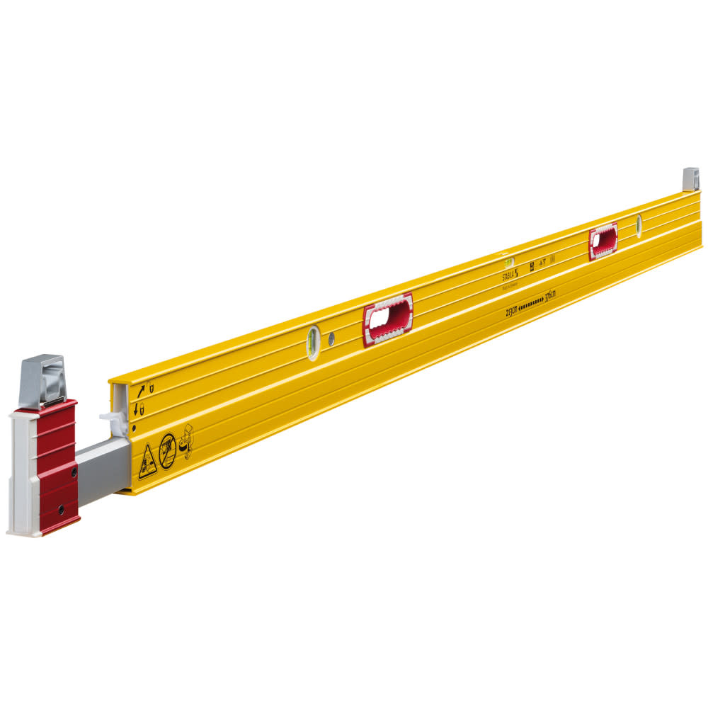 STABILA MAGNETIC PLATE LEVEL w/ REMOVABLE STAND-OFFS (6' - 10') - Kilrich Building Centres
