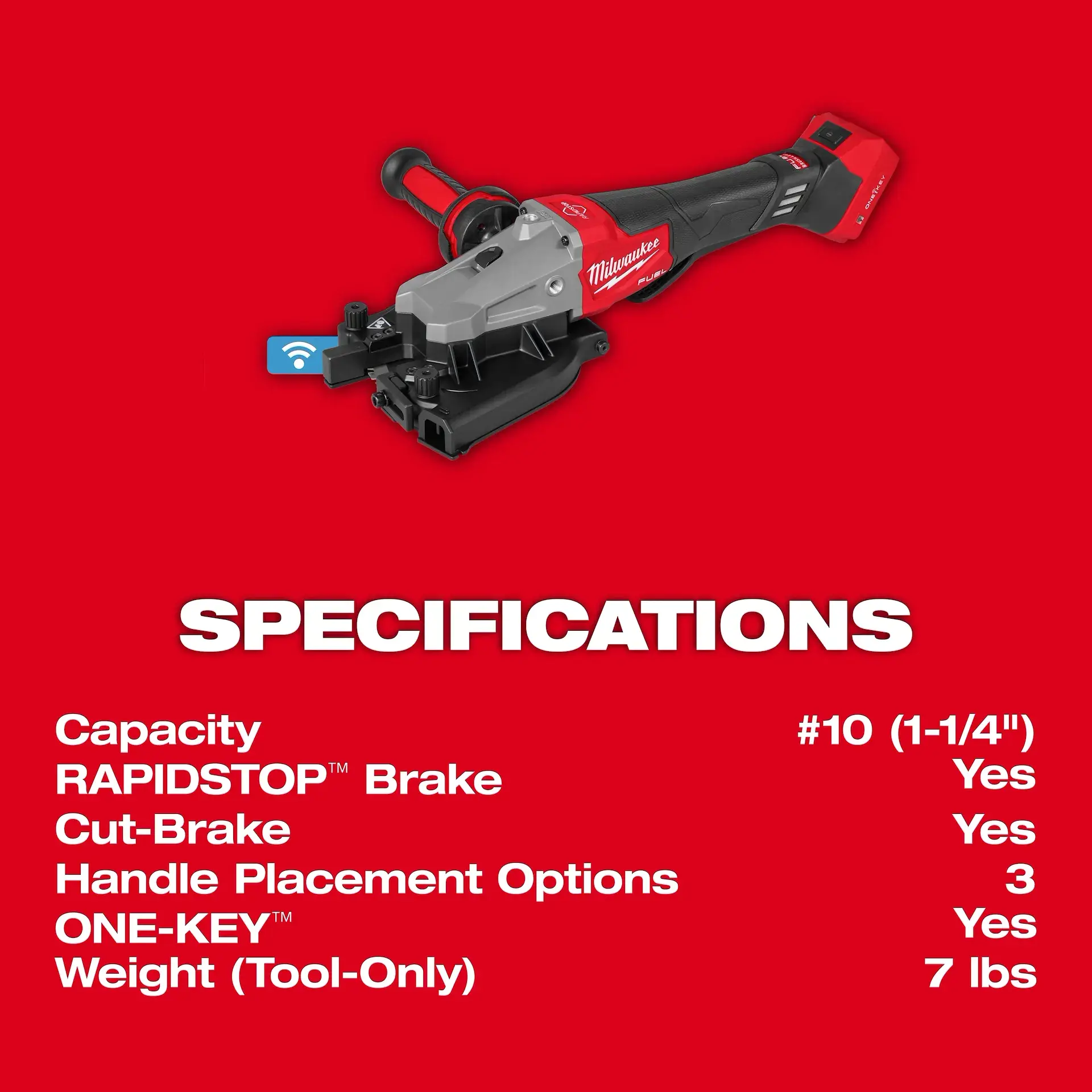 Main 4 - MILWAUKEE M18 FUEL #10 (1-1/4") REBAR CUTTER (TOOL ONLY) -