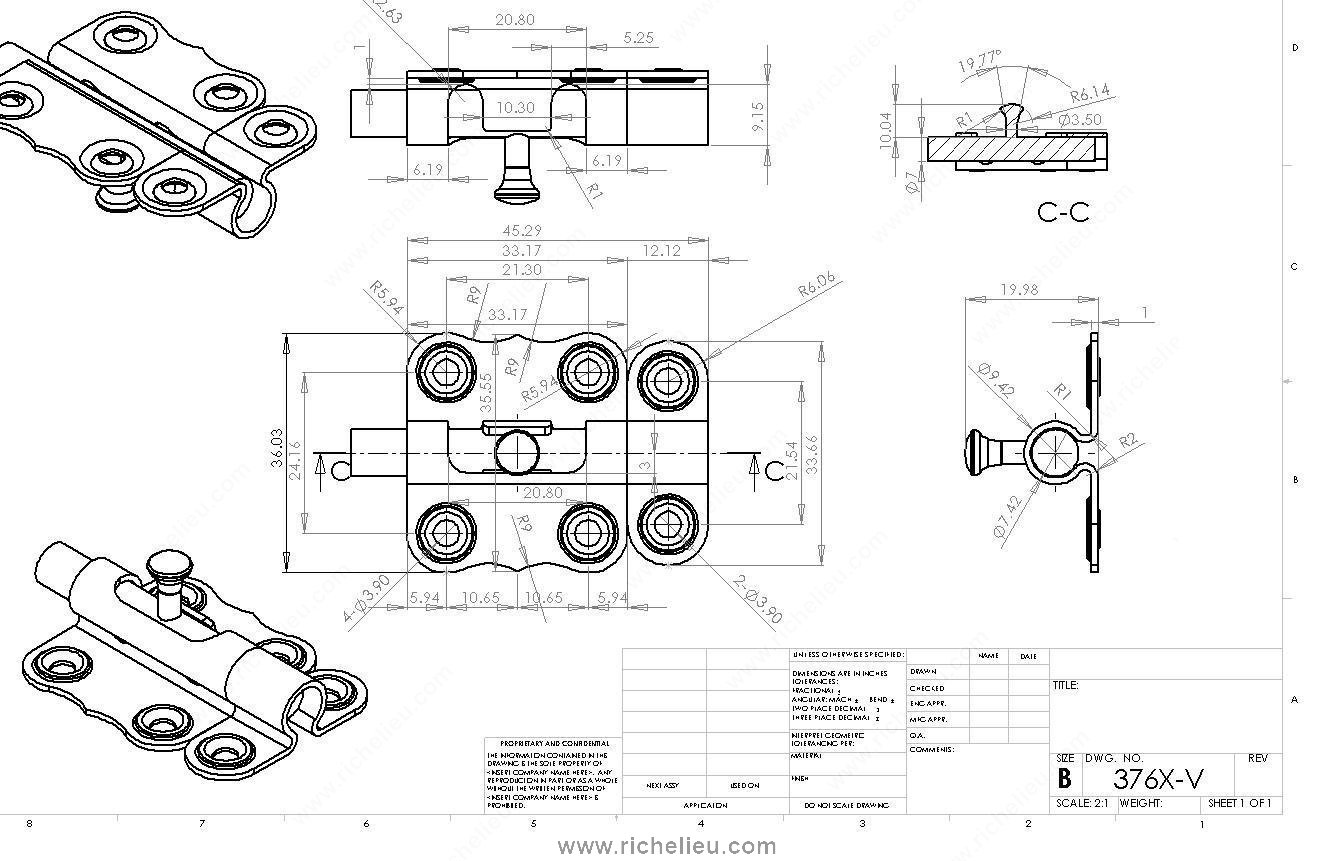 Main 2 - 2" CELLAR BOLT - ZINC-COATED -