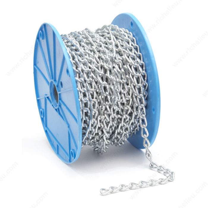 #4 MACHINE TWIST CHAIN - ZINC-COATED (100' LONG) - Kilrich Building Centres