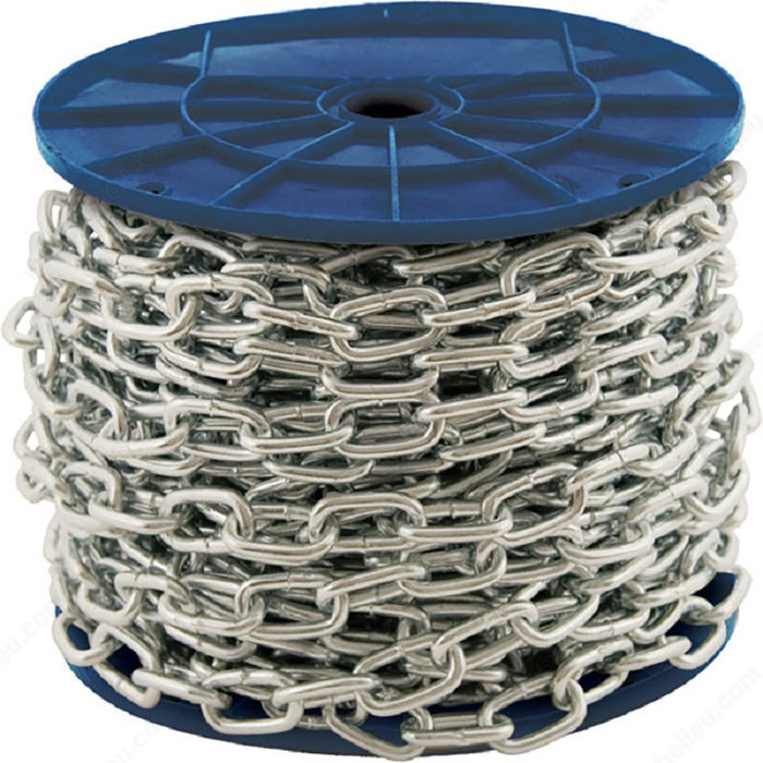 Main 2 - 2/0 PASSING LINK CHAIN - ZINC-COATED (120' LONG) -