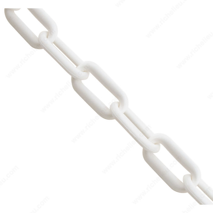 #6 PLASTIC CHAIN - WHITE (70' LONG) - Kilrich Building Centres