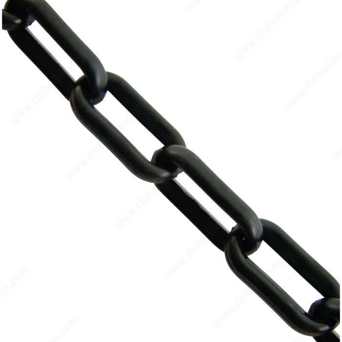 #8 PLASTIC CHAIN - BLACK (60' LONG) - Kilrich Building Centres