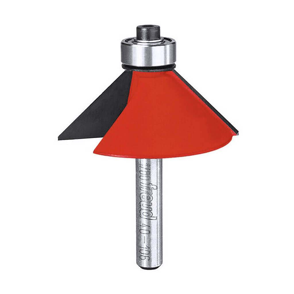 FREUD 1-3/4" 45° CHAMFER ROUTER BIT - Kilrich Building Centres