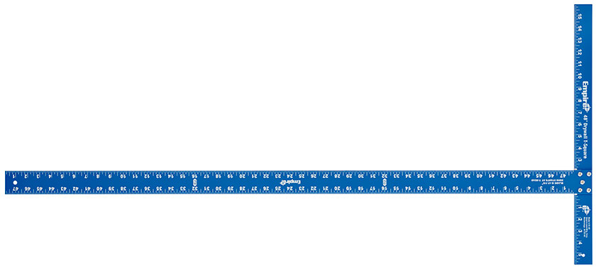 EMPIRE 48" BLUE DRYWALL T-SQUARE - Kilrich Building Centres