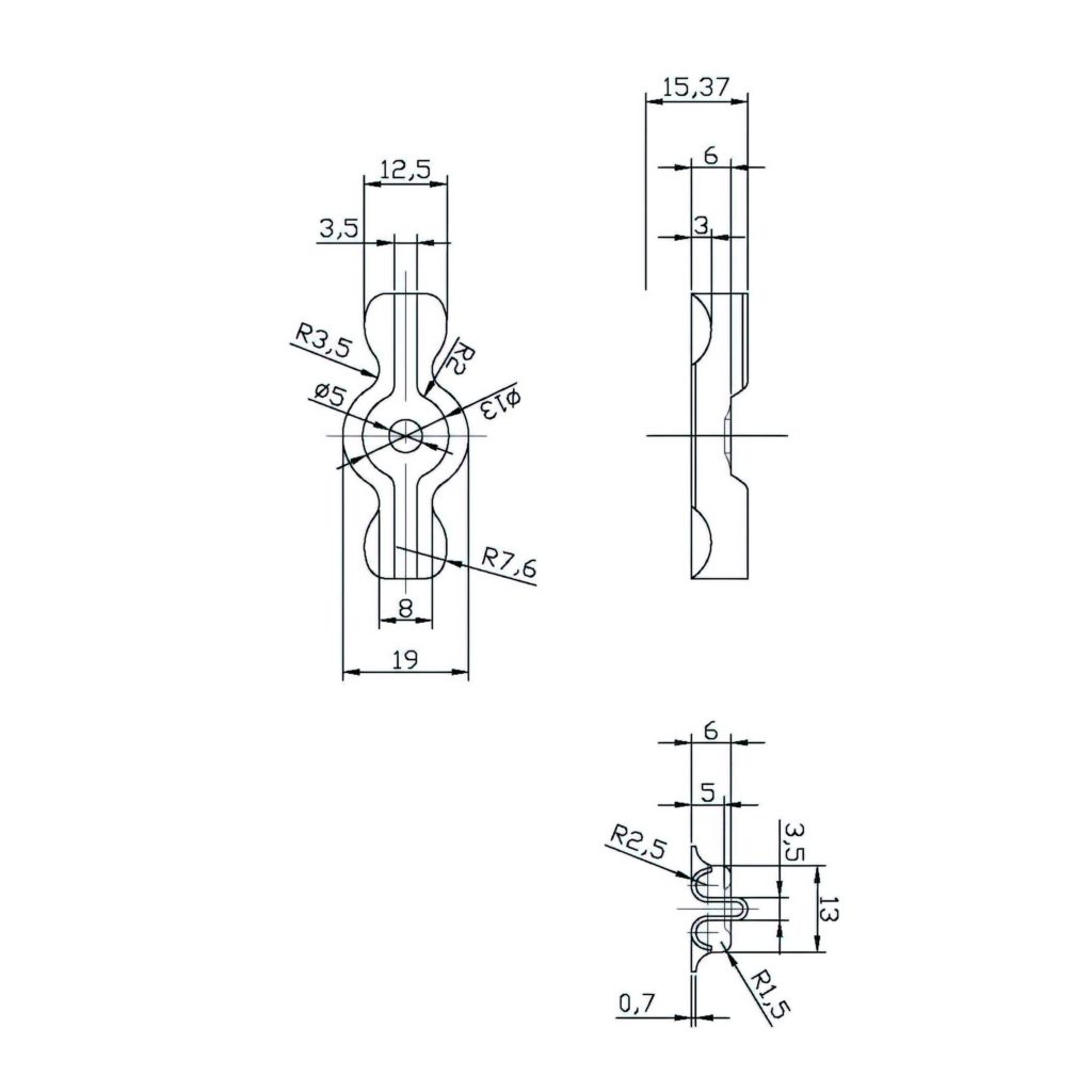 Main 2 - 1-3/4" TURN BUTTON - ZINC-COATED -