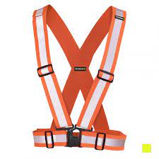 ORANGE HIGH-VIS SAFETY SASH / HARNESS - Kilrich Building Centres