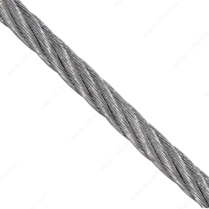 1/16" 7x7 WIRE ROPE - GALVANIZED (500' REEL) - Kilrich Building Centres
