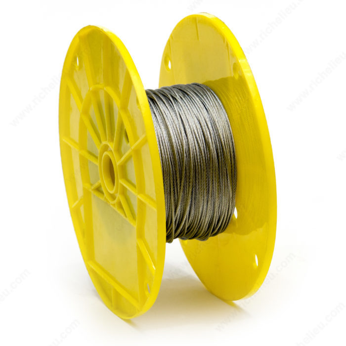 Main 2 - 1/16" 7x7 WIRE ROPE - GALVANIZED (500' REEL) -