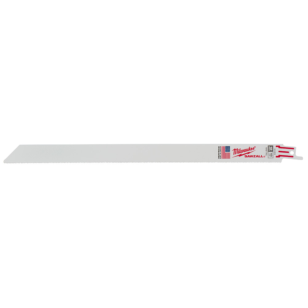 MILWAUKEE 12" 18-TPI SAWZALL BLADES (5 PACK) - Kilrich Building Centres