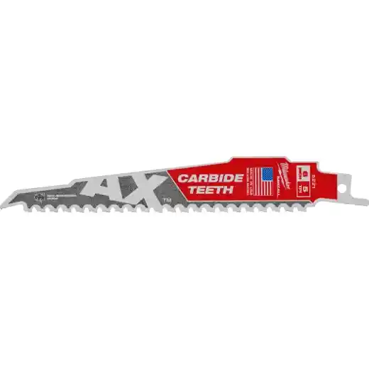 MILWAUKEE 6" 5-TPI "THE AX" SAWZALL BLADE - Kilrich Building Centres