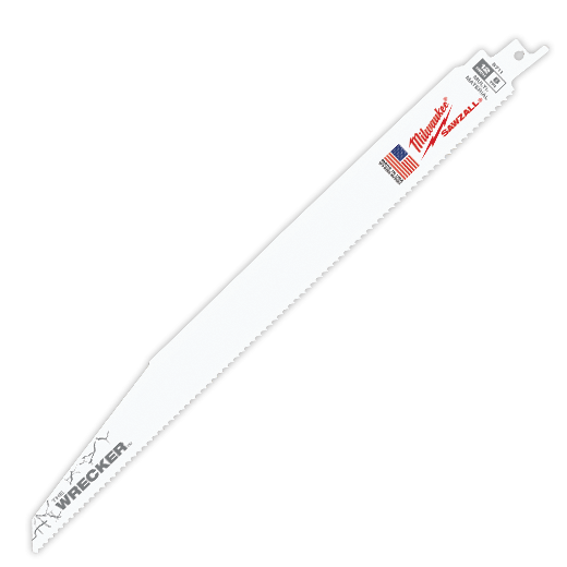 MILWAUKEE 12" 8-TPI "WRECKER" MULTI-MATERIAL SAWZALL BLADES (5 PACK) - Kilrich Building Centres