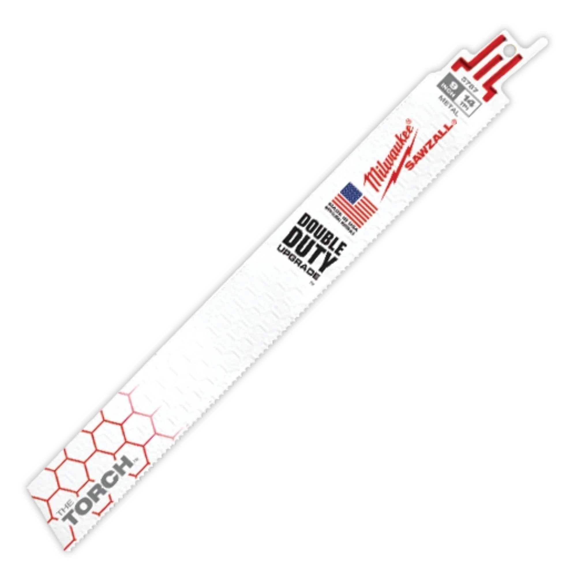 MILWAUKEE 9" 14-TPI "THE TORCH" METAL CUTTING SAWZALL BLADES (5 PACK) - Kilrich Building Centres