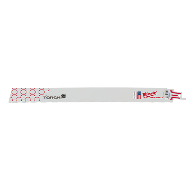 MILWAUKEE 12" 18-TPI "THE TORCH" METAL CUTTING SAWZALL BLADES (5 PACK) - Kilrich Building Centres
