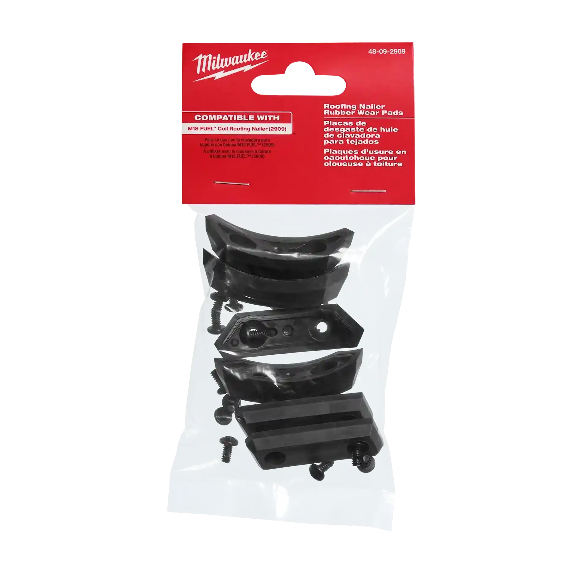 Main 2 - MILWAUKEE M18 FUEL COIL ROOFING NAILER REPLACEMENT RUBBER WEAR PADS -