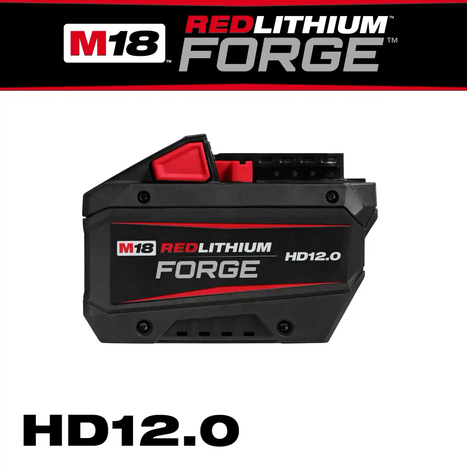 MILWAUKEE M18 REDLITHIUM FORGE HD12.0 BATTERY PACK - Kilrich Building Centres