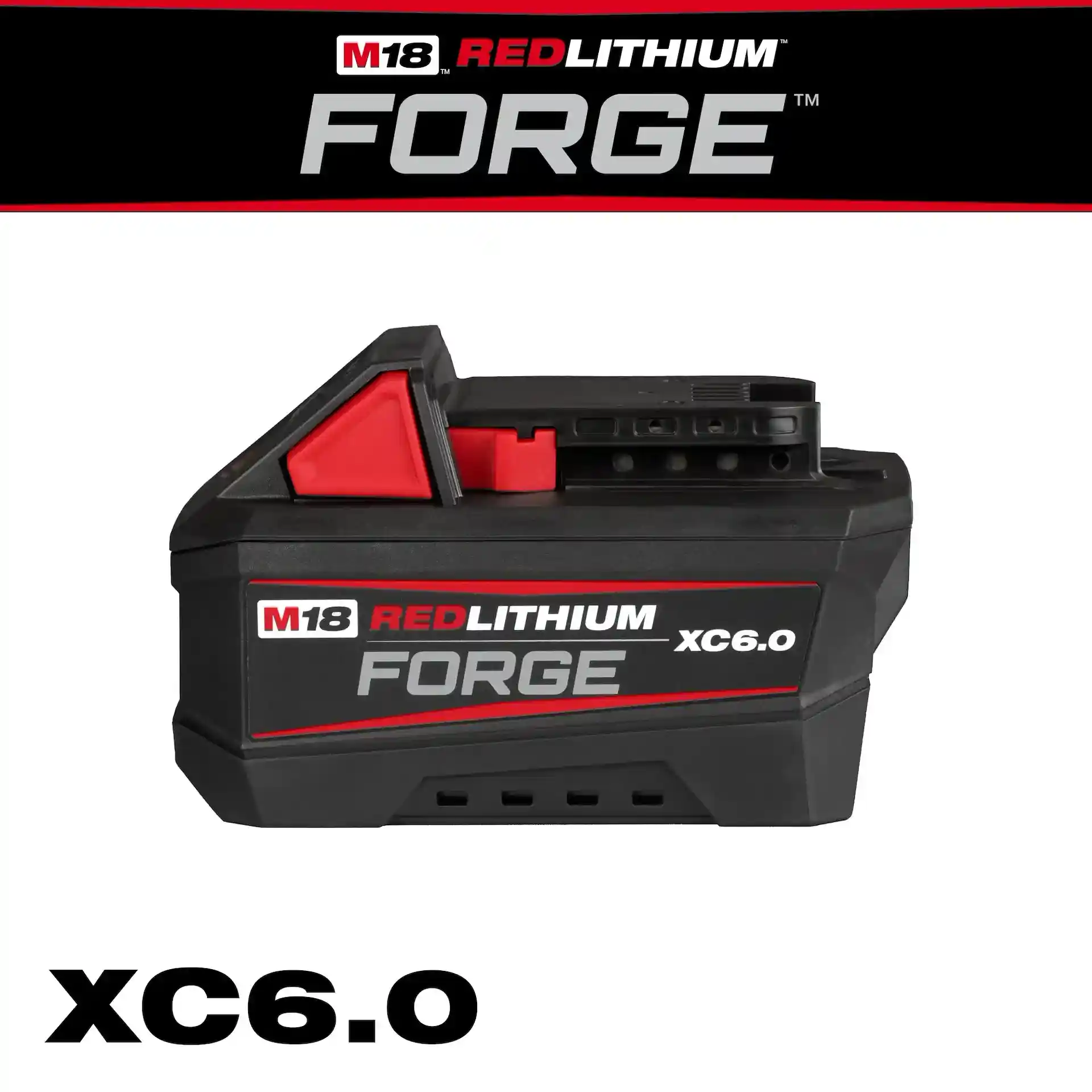 MILWAUKEE M18 REDLITHIUM FORGE XC6.0 BATTERY PACK - Kilrich Building Centres
