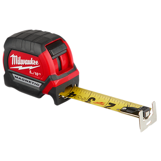 MILWAUKEE 16' / 5m MAGNETIC TAPE MEASURE - Kilrich Building Centres