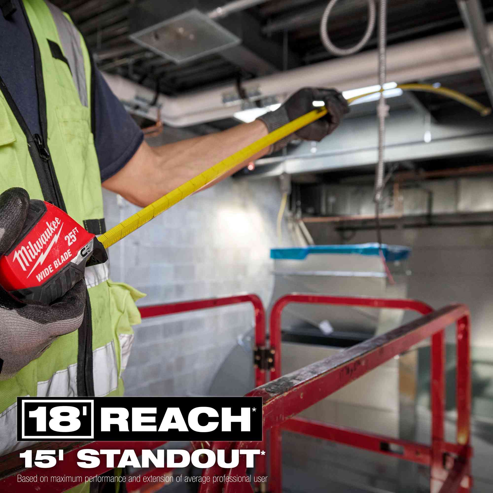 Main 4 - MILWAUKEE 25' WIDE-BLADE MAGNETIC TAPE MEASURE -