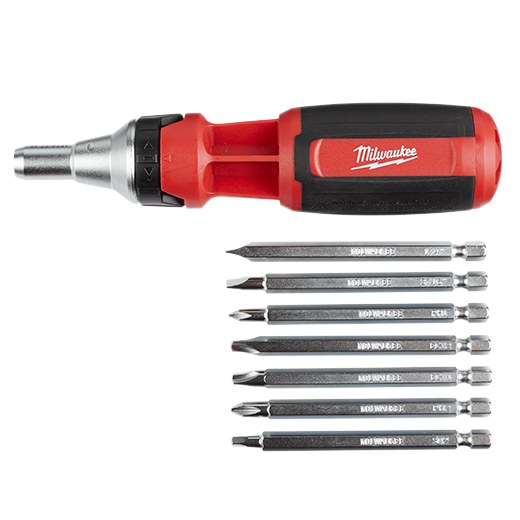 MILWAUKEE 9-IN-1 ECX RATCHET SCREWDRIVER - Kilrich Building Centres