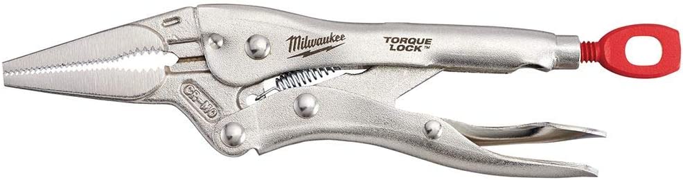 MILWAUKEE 9" LONG NOSE LOCKING PLIERS - Kilrich Building Centres