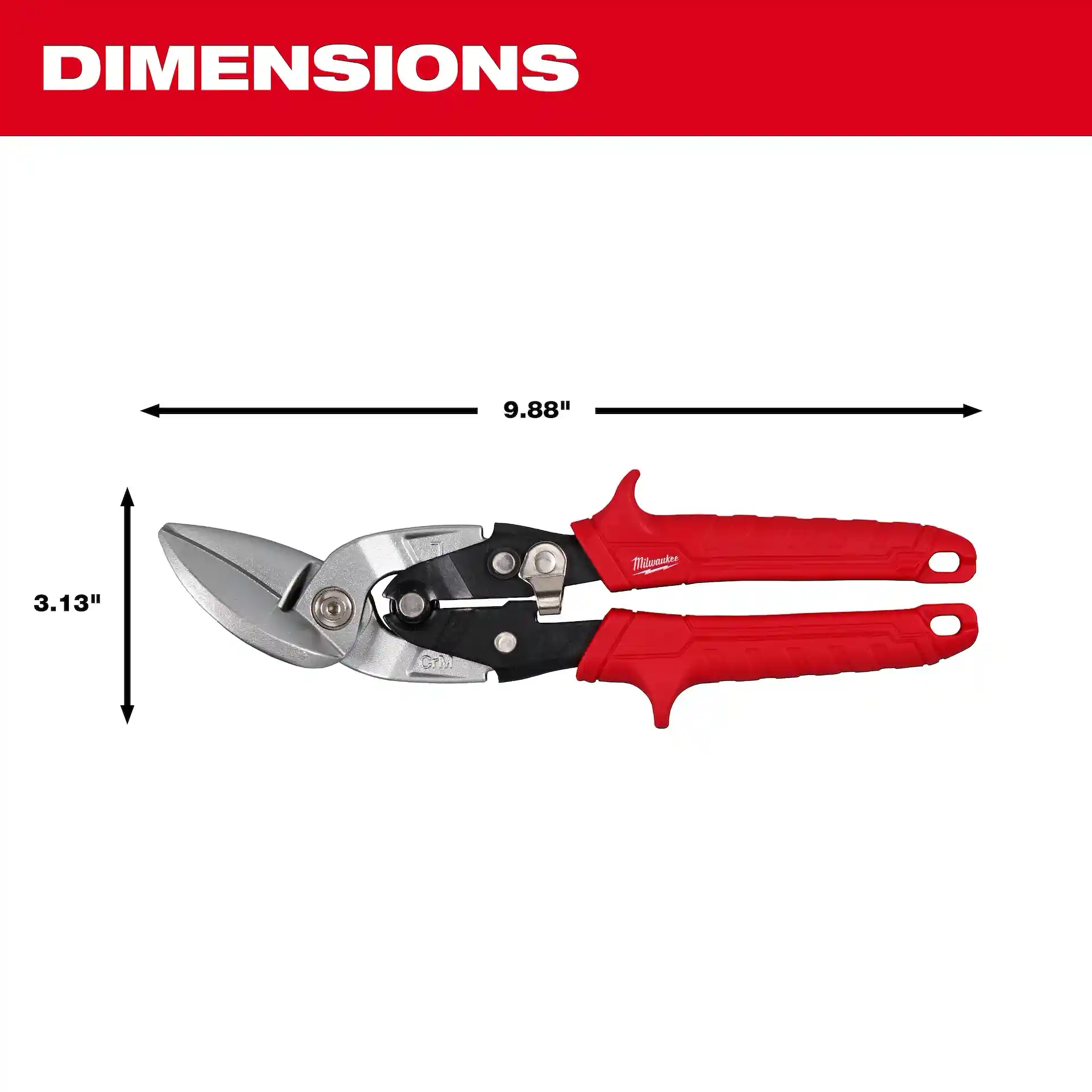 Main 3 - MILWAUKEE LEFT-CUTTING OFFSET AVIATION SNIPS -