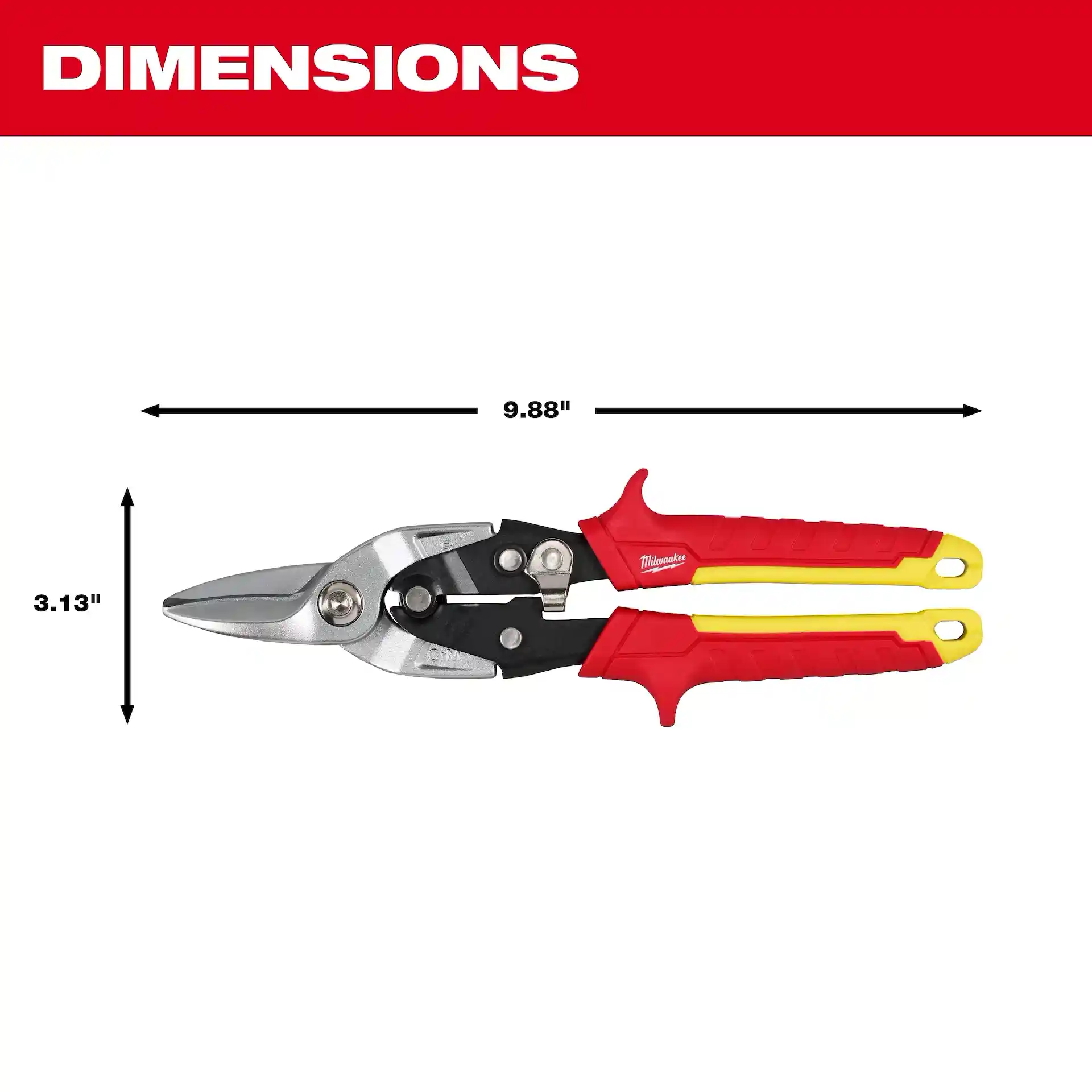 Main 3 - MILWAUKEE STRAIGHT-CUTTING AVIATION SNIPS -