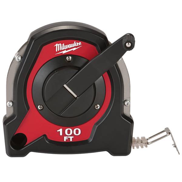 MILWAUKEE 100' CLOSED REEL LONG TAPE MEASURE - Kilrich Building Centres