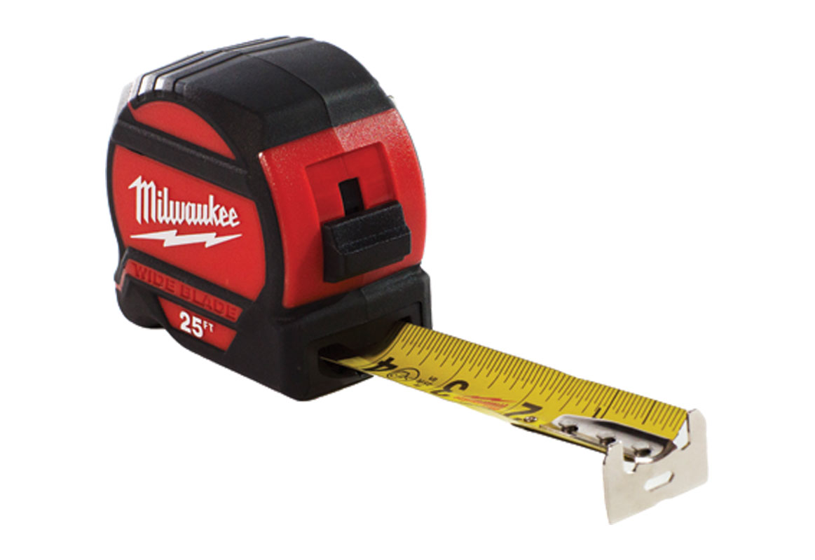 MILWAUKEE 25' WIDE-BLADE MAGNETIC TAPE MEASURE - Kilrich Building Centres
