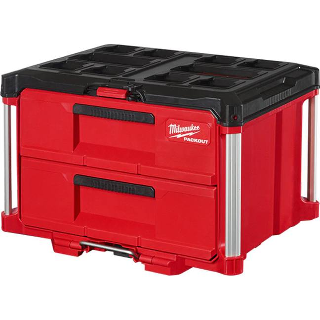MILWAUKEE PACKOUT 2-DRAWER TOOL BOX - Kilrich Building Centres