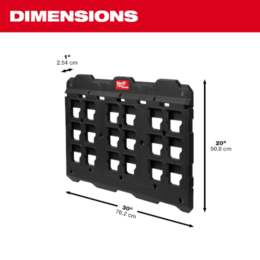 Main 2 - MILWAUKEE PACKOUT LARGE WALL PLATE -