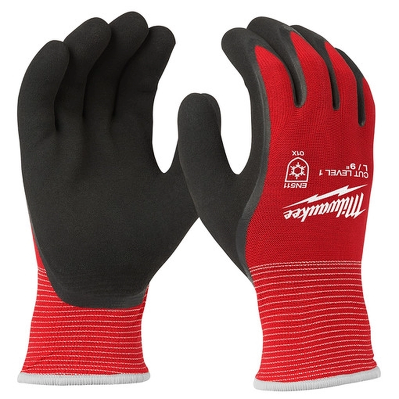 MILWAUKEE CUT LEVEL 1 WINTER INSULATED GLOVES (MEDIUM) - Kilrich Building Centres