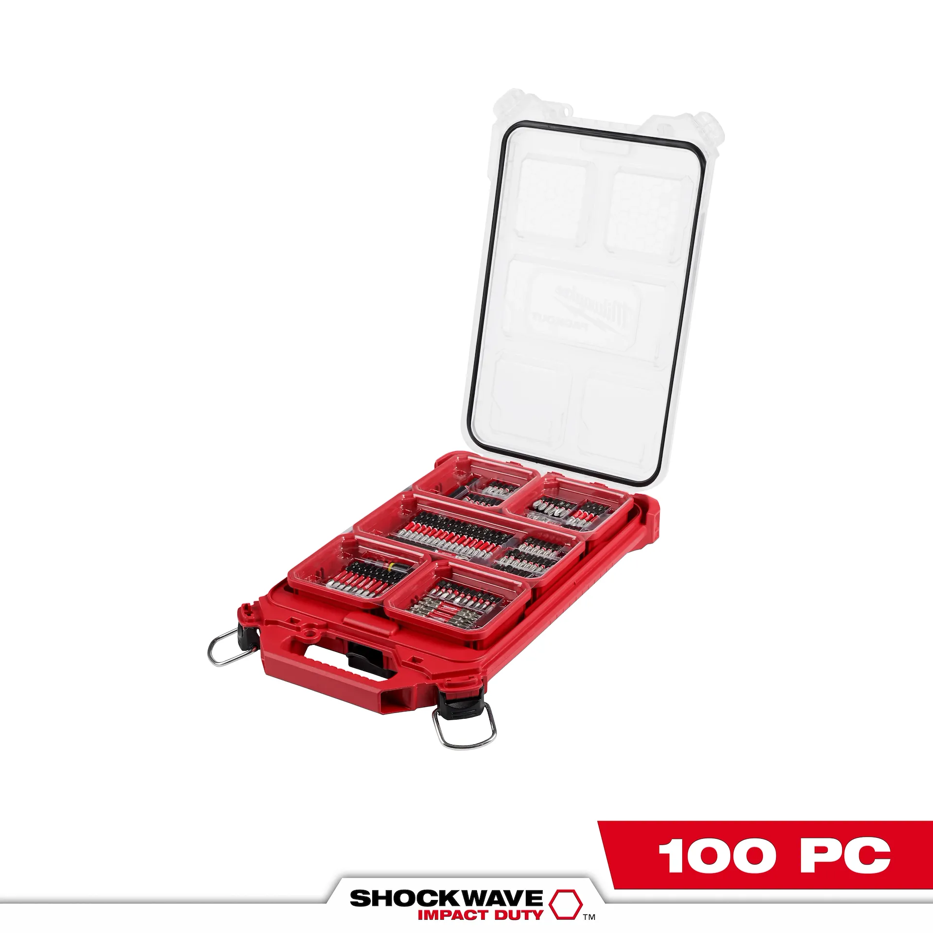 MILWAUKEE SHOCKWAVE IMPACT DUTY DRIVER BIT PACKOUT SET (100 PIECES) - Kilrich Building Centres