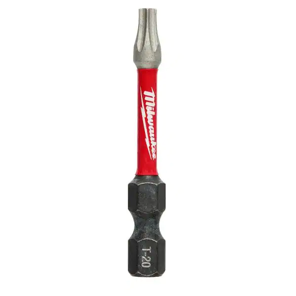 MILWAUKEE SHOCKWAVE 2" IMPACT POWER TORX T-20 BIT - 1/4" DRIVE - Kilrich Building Centres
