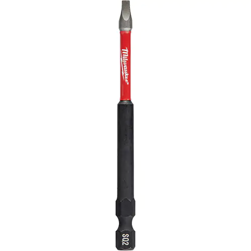 MILWAUKEE SHOCKWAVE 3-1/2" IMPACT SQUARE RECESS #2 POWER BIT - Kilrich Building Centres