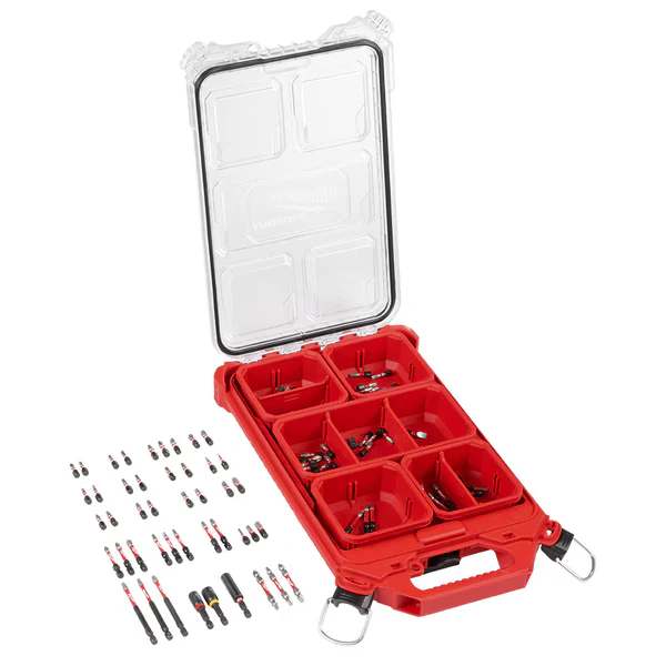 MILWAUKEE SHOCKWAVE IMPACT DUTY PACKOUT DRIVER BIT SET (90 PIECES) - Kilrich Building Centres
